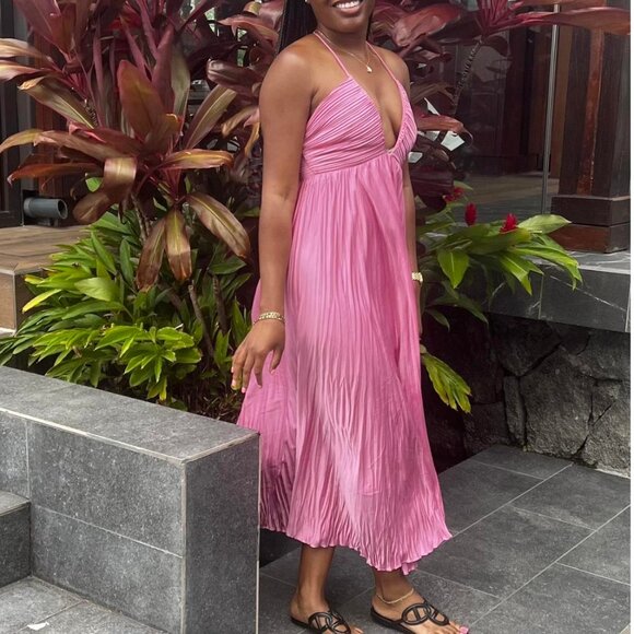 ALC PLEATED dress - Picture 3 of 6